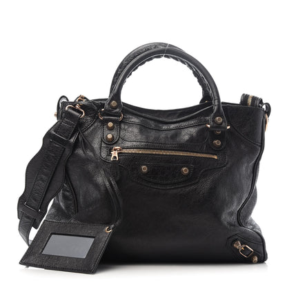 Balenciaga Agneau Giant 12 Rose Gold Hardware Velo Black 1 of 9
