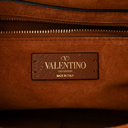 Valentino Garavani Grained Calfskin Large Roman Stud Shoulder Bag Selleria 6 of 10