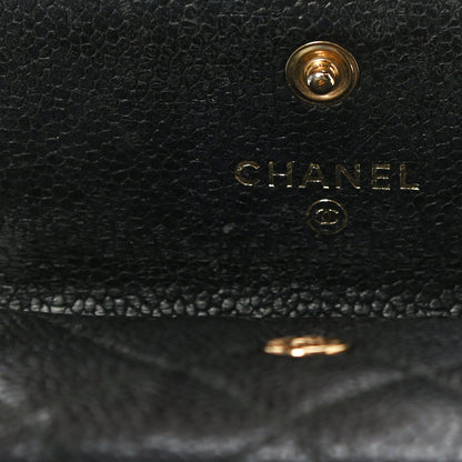 Chanel Caviar Quilted Boy Flap Card Holder Black 12 of 16