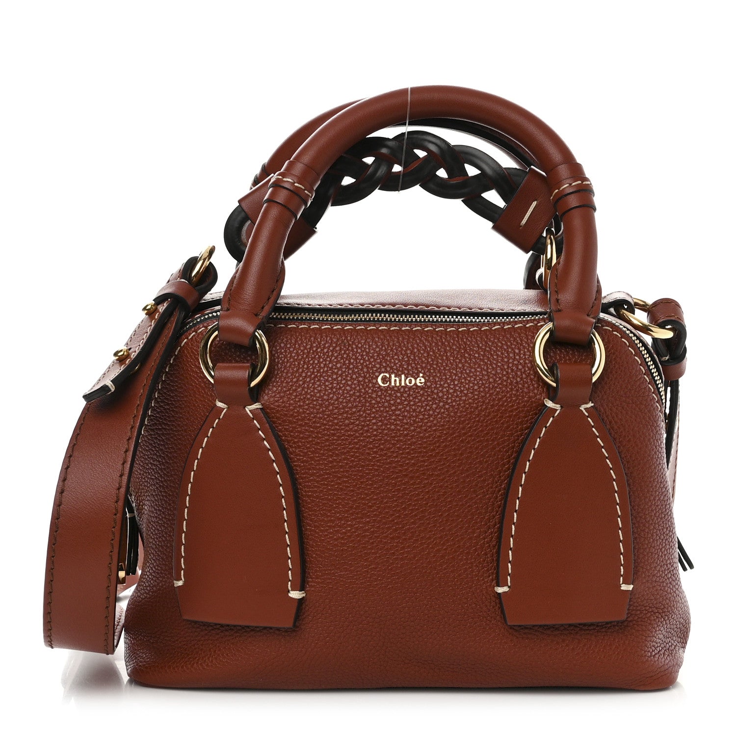 Chloe Calfskin Small Daria Sepia Brown 1 of 11