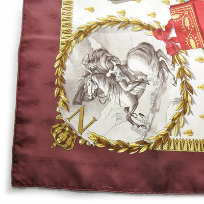 Hermes Silk Napoleon Scarf 90 4 of 6