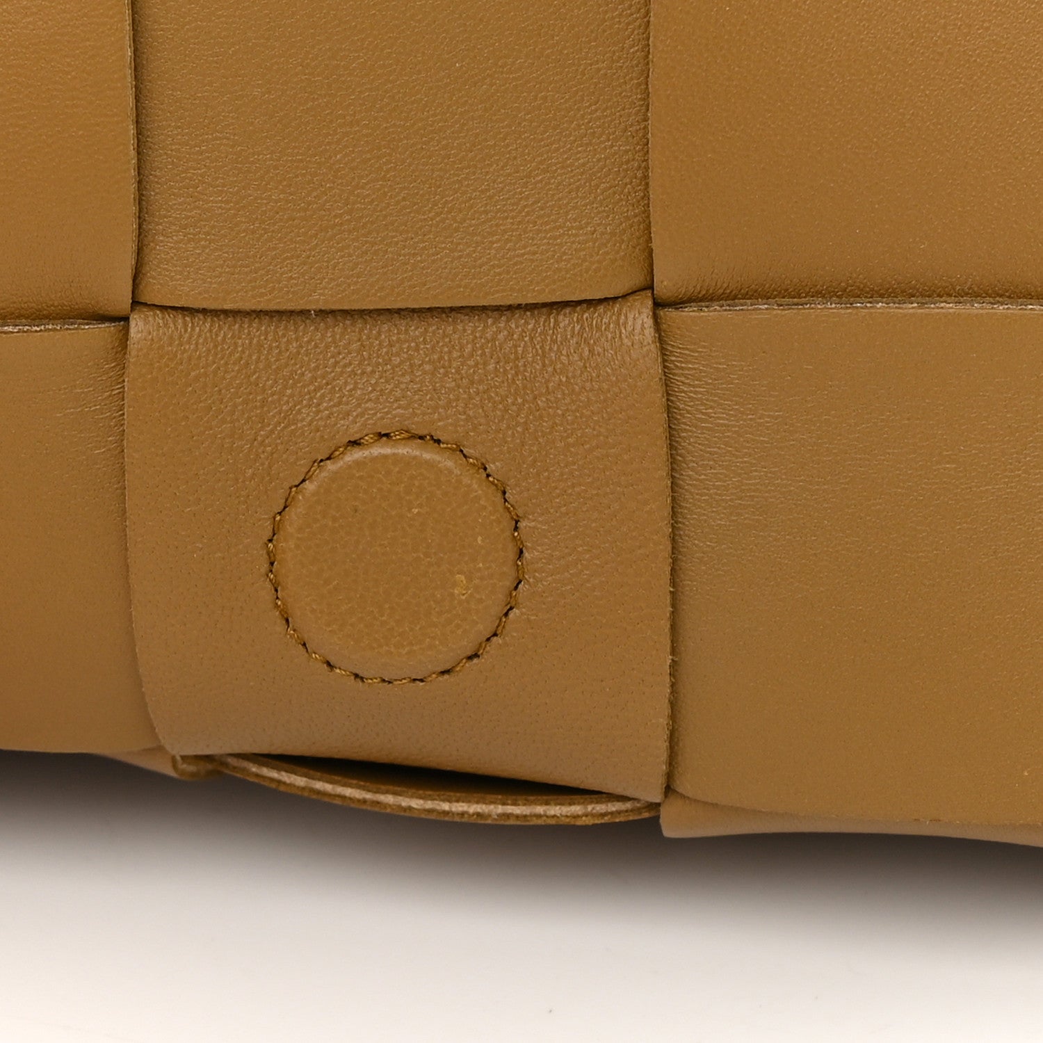 Bottega Veneta Lambskin Maxi Intrecciato Cassette Crossbody Bag Acorn 12 of 13