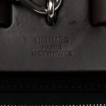 Hermes Toile Vache Hunter Herbag Zip 31 PM Ebene Black 7 of 12