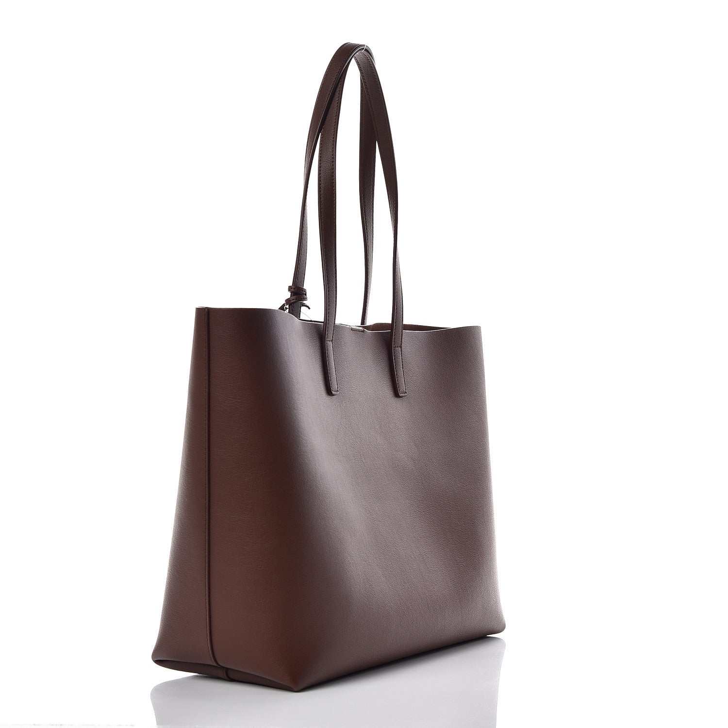 Saint Laurent Calfskin Large Shopping Tote Old Brandy 4 of 10