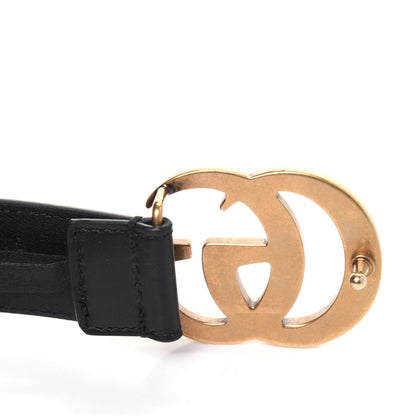 Gucci Calfskin Double G 30mm Belt 80 32 Black 6 of 8