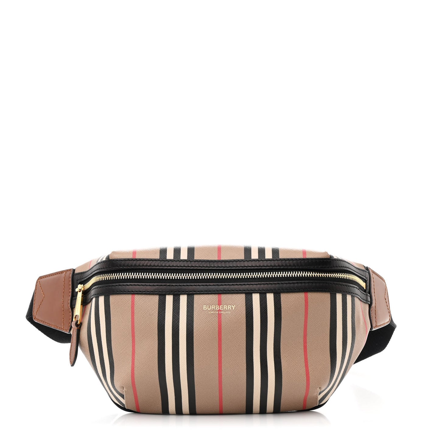 E-Canvas Icon Stripe Sonny Bum Bag Archive Beige