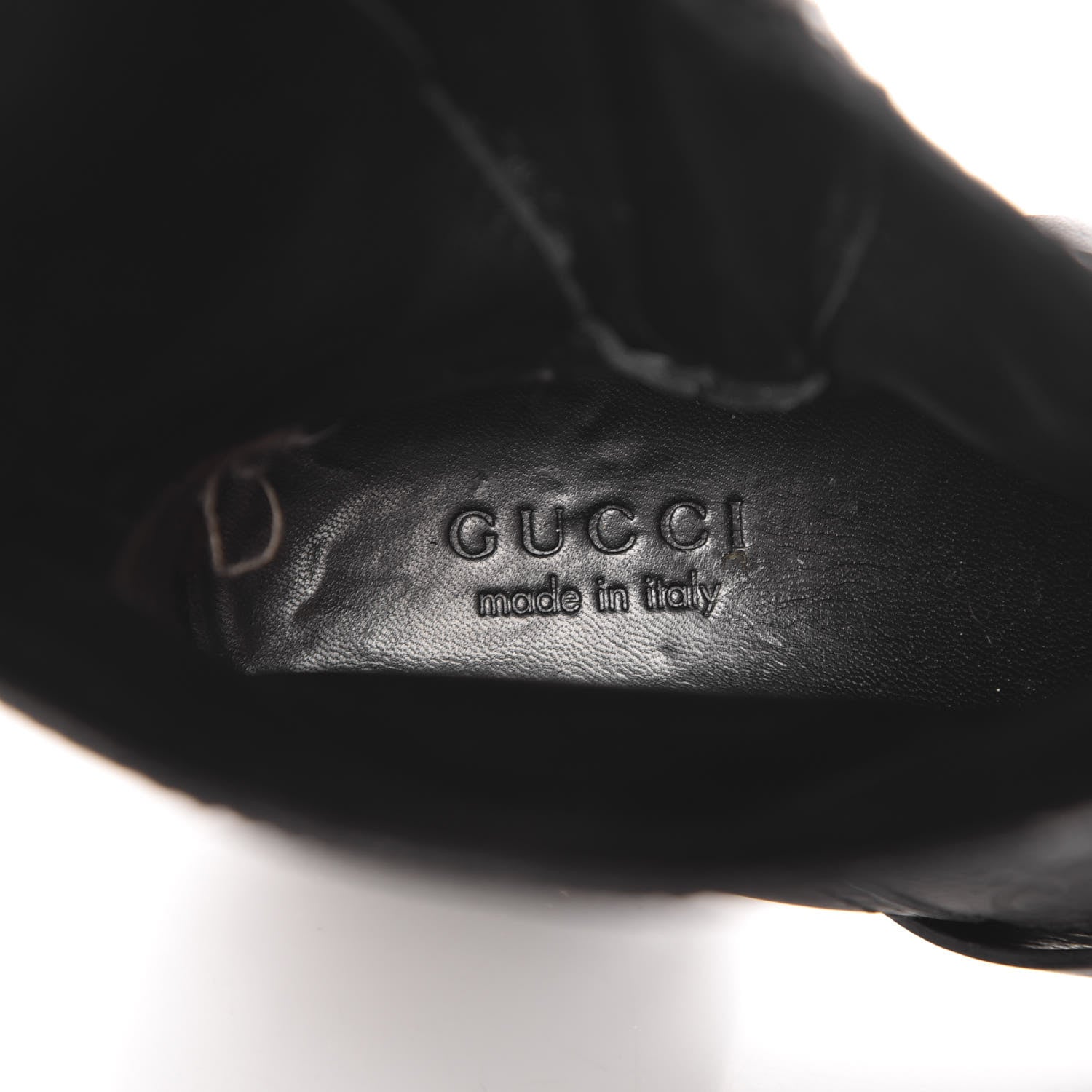 Gucci Guccissima Short Zip Boots 37 Black 7 of 11