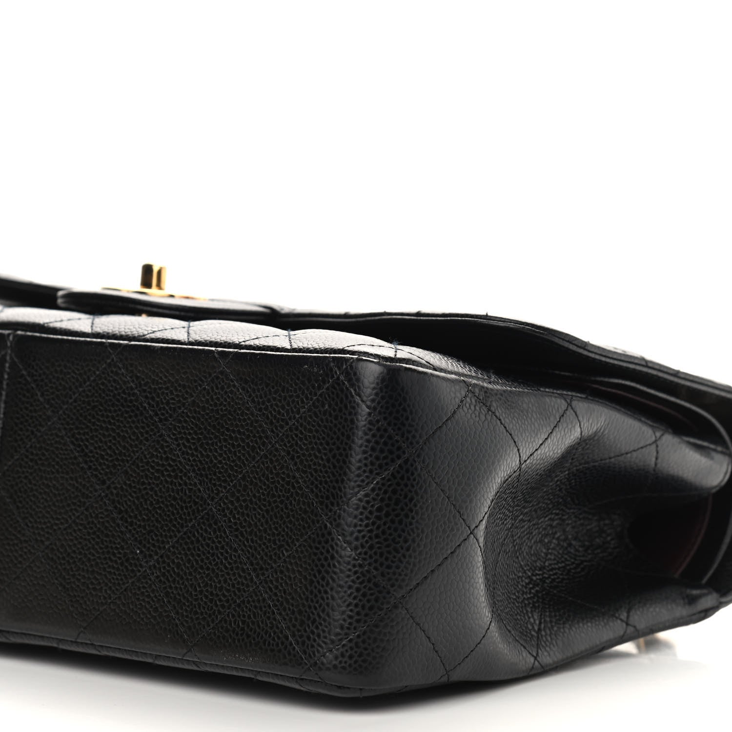 Chanel Caviar Quilted Jumbo Double Flap Black 11 of 11