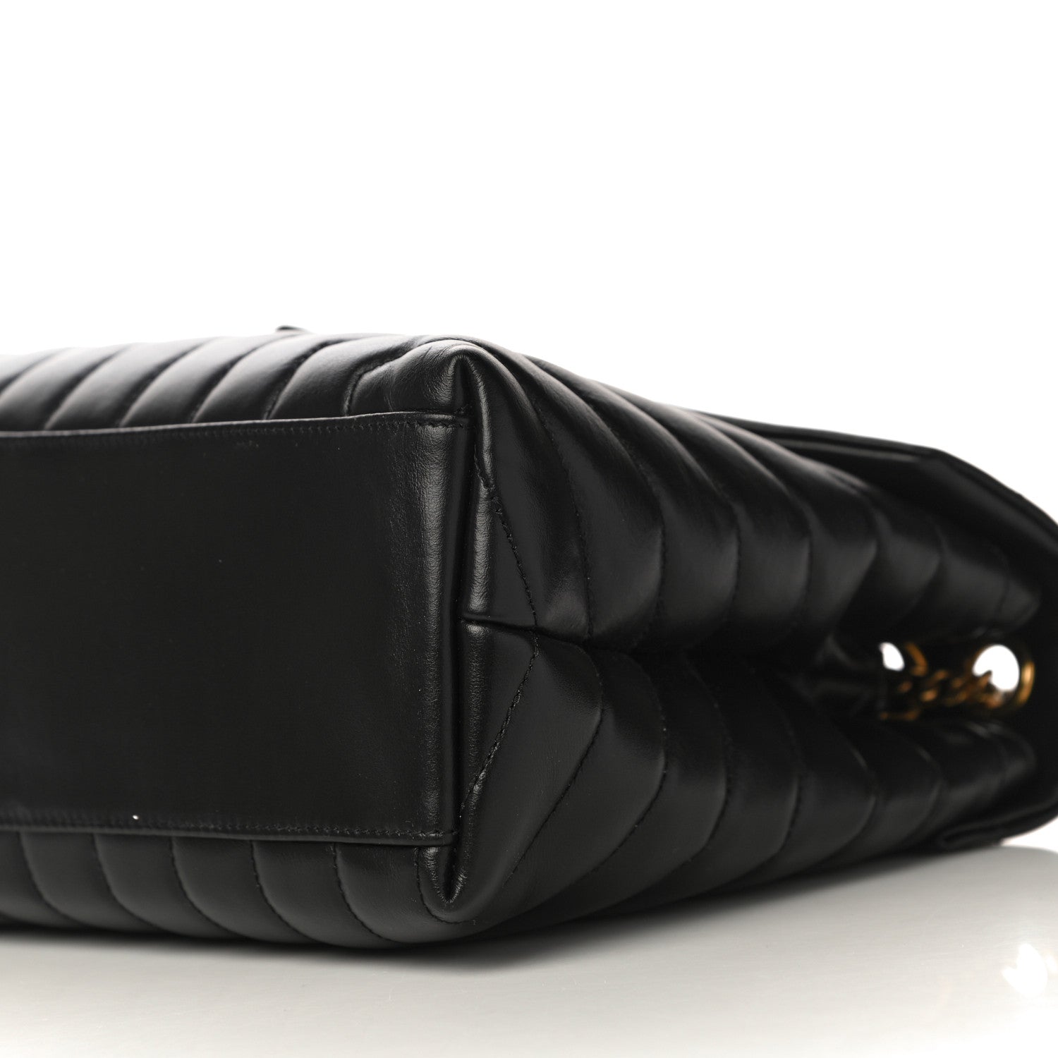 Saint Laurent Calfskin Y Quilted Monogram Medium Loulou Chain Satchel Black 11 of 11