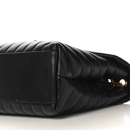 Saint Laurent Calfskin Y Quilted Monogram Medium Loulou Chain Satchel Black 11 of 11