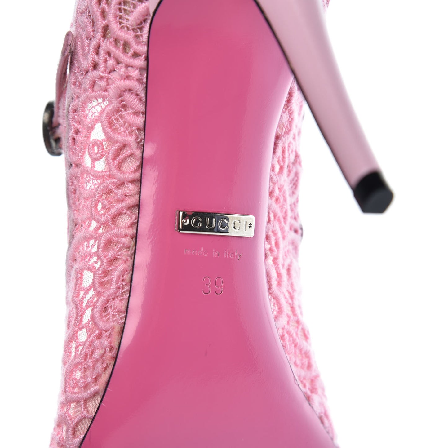 Lace Pizzo Venice Pumps 39 Sugar Pink