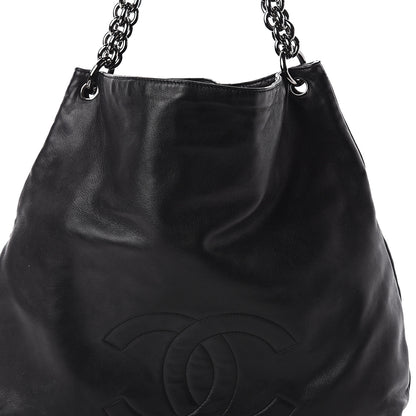 Chanel Lambskin Large Soft and Chain Hobo Black 7 of 9