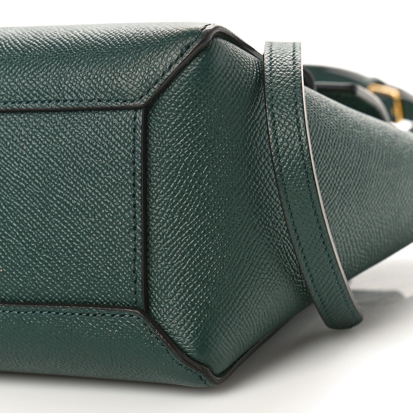 Grained Calfskin Pico Belt Bag Amazone