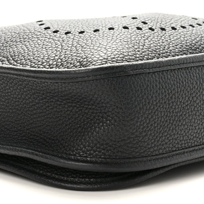 Hermes Taurillon Clemence Evelyne III PM Black 8 of 9