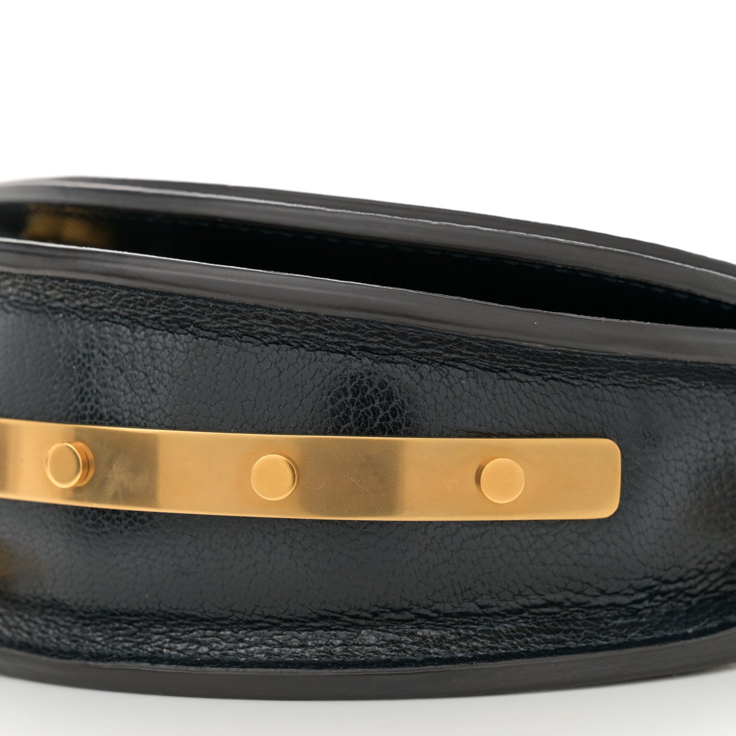 Chloe Calfskin Small Nile Bracelet Minaudiere Bag Silver Blue 10 of 11