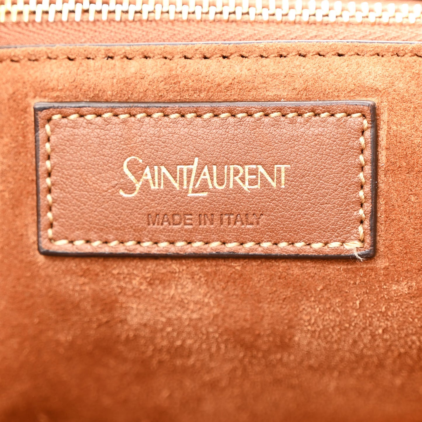 Calfskin Y Tote Brick