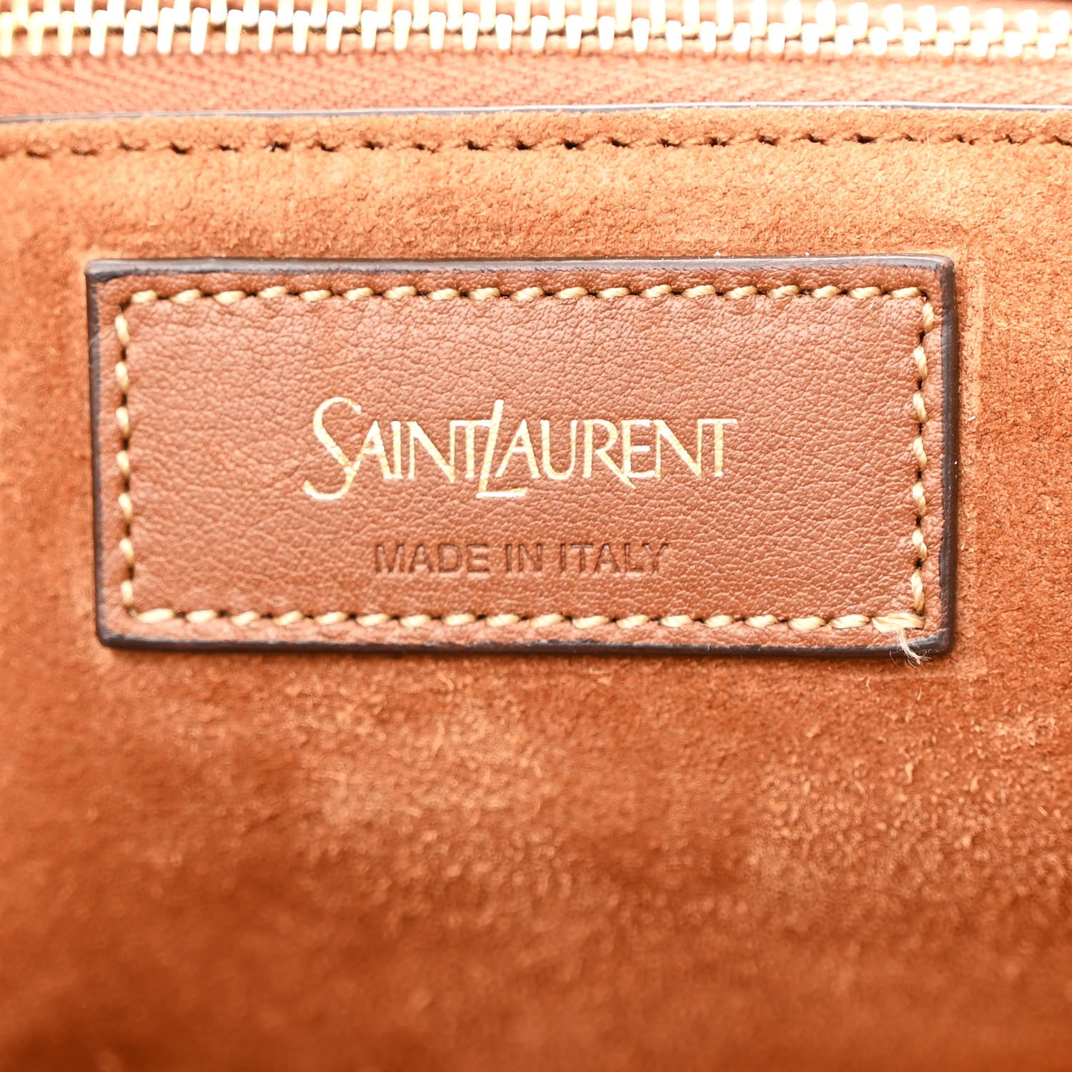 Saint Laurent Calfskin Y Tote Brick 6 of 10