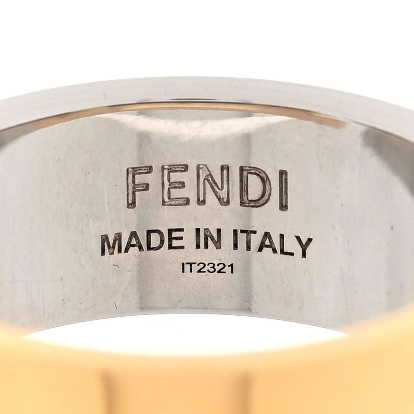 Metal FF Ring Orosoft L 65 11 Gold Silver