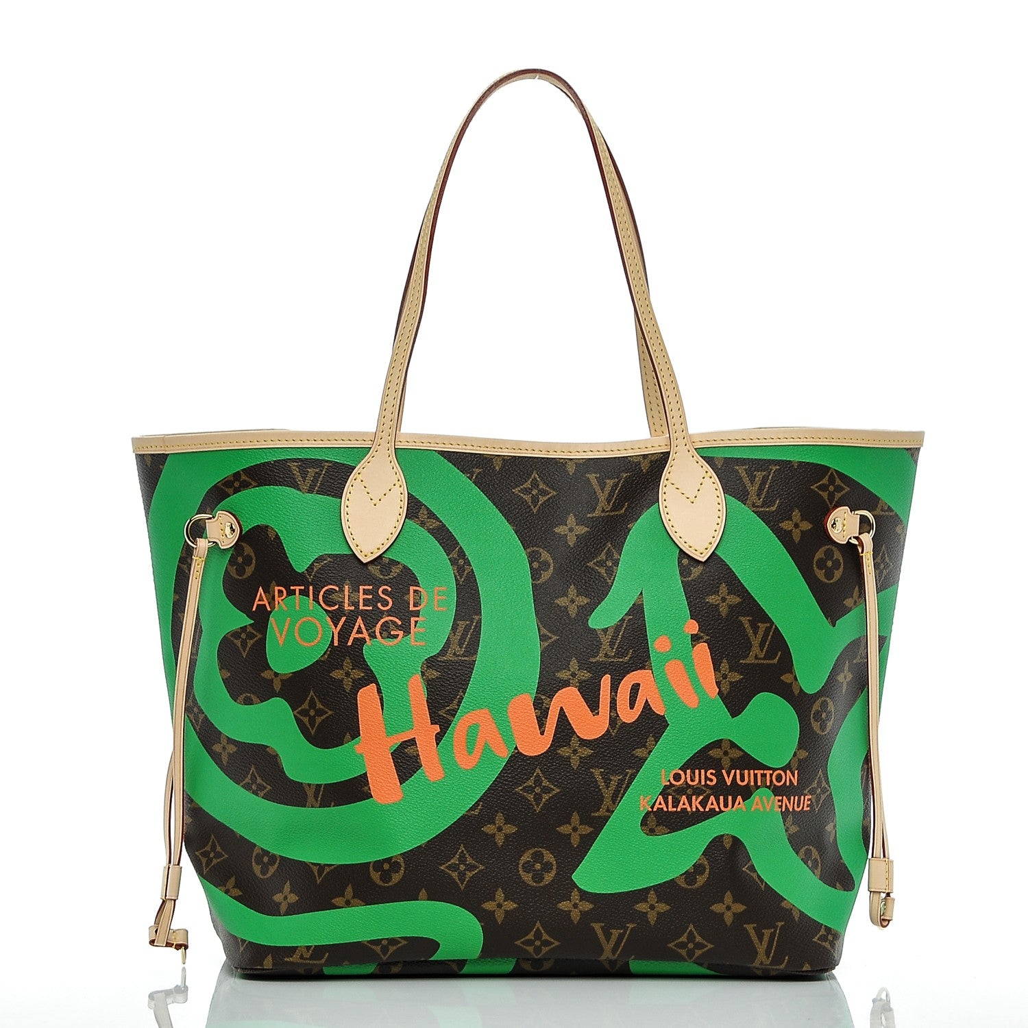 Louis Vuitton Monogram Tahitienne Hawaii Neverfull MM 3 of 8