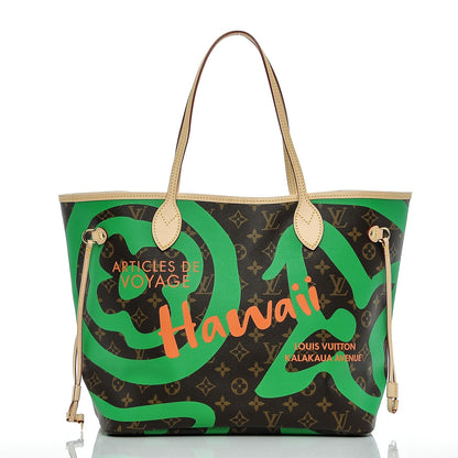 Louis Vuitton Monogram Tahitienne Hawaii Neverfull MM 3 of 8