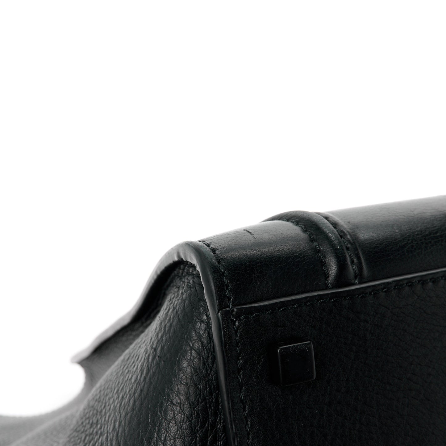 Smooth Calfskin Medium Phantom Luggage Black