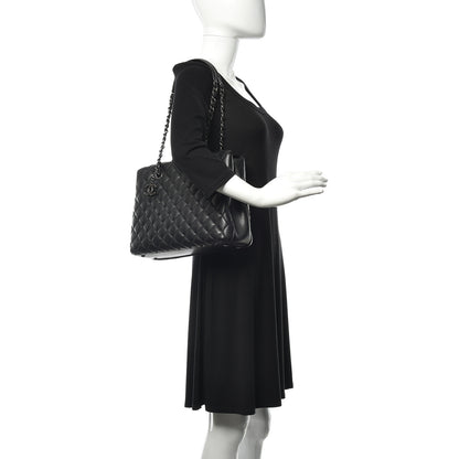 Chanel Caviar Quilted Small City Shopping Tote Black 2 of 12