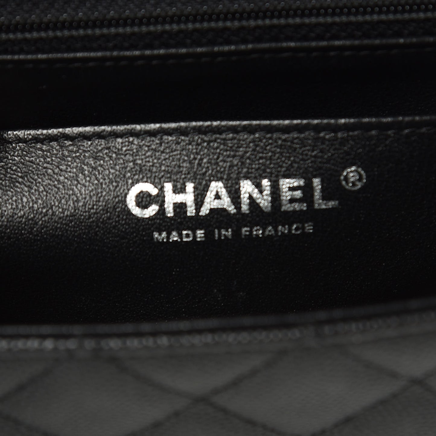 Caviar Quilted Mini Rectangular Flap Black