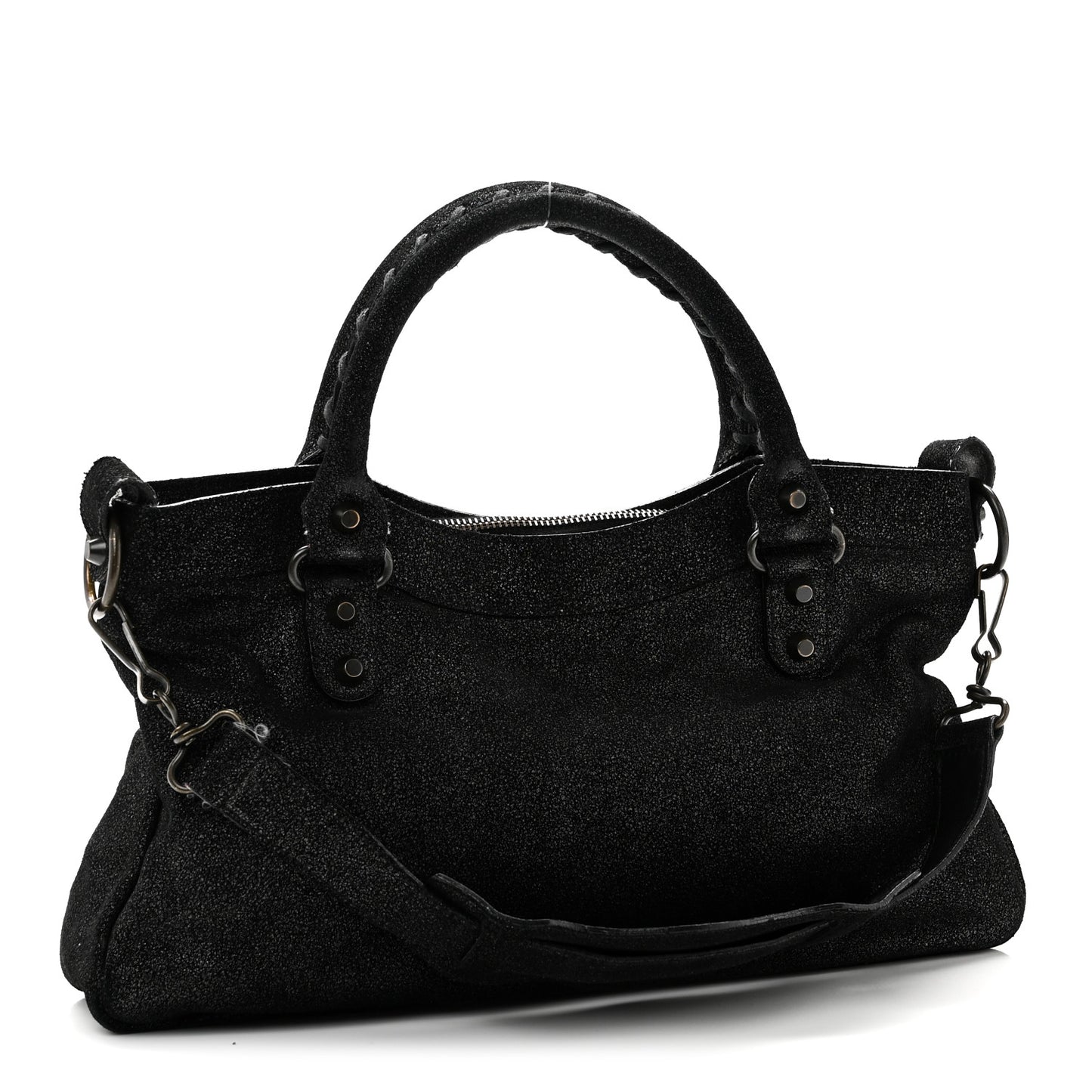 Craquele Calfskin Classic Hardware First Black