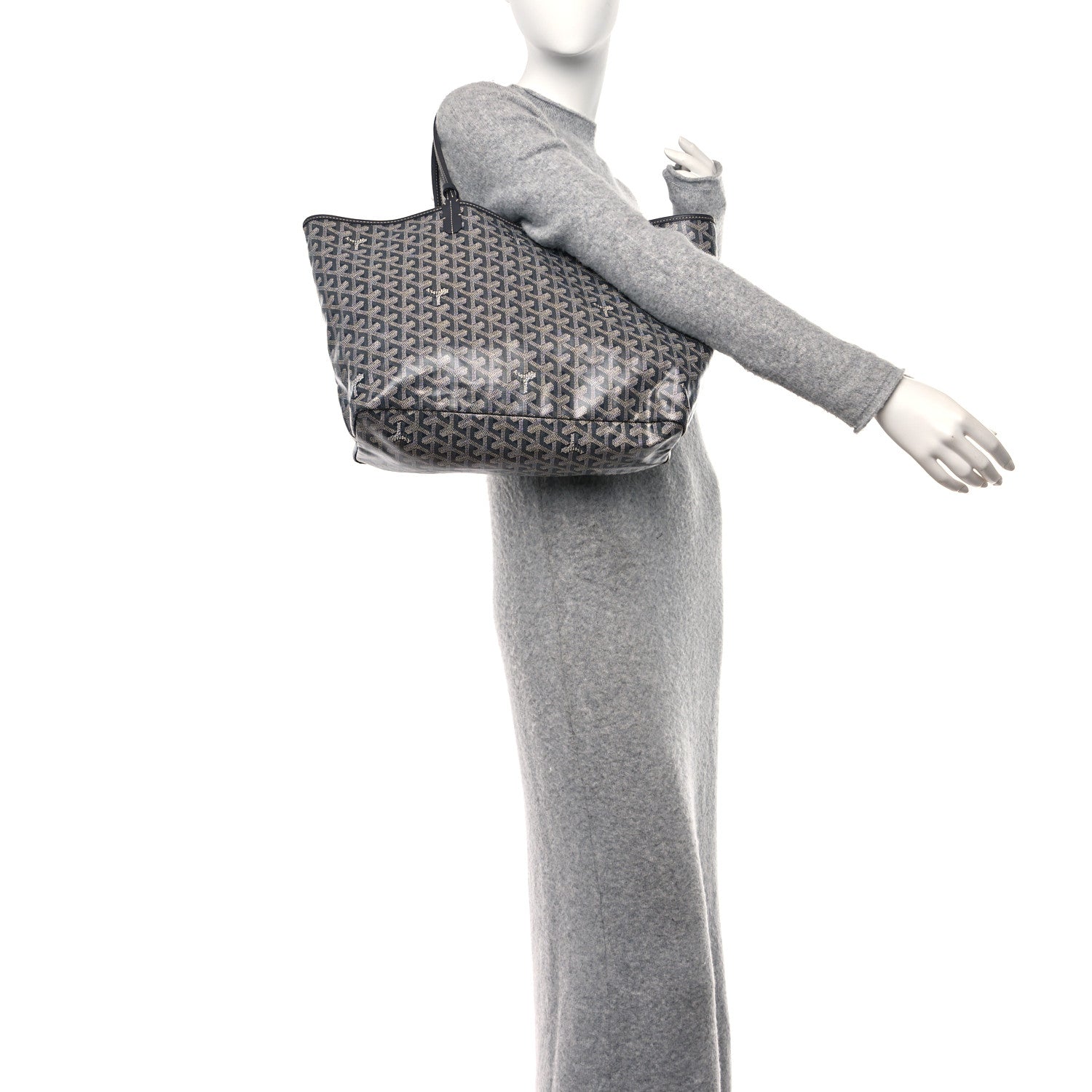 Goyard Goyardine Saint Louis PM Grey 3 of 12