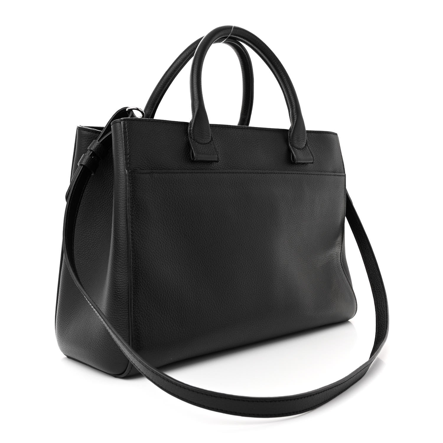 Chanel Grained Calfskin Small Neo Executive Shopper Tote Black 3 of 14