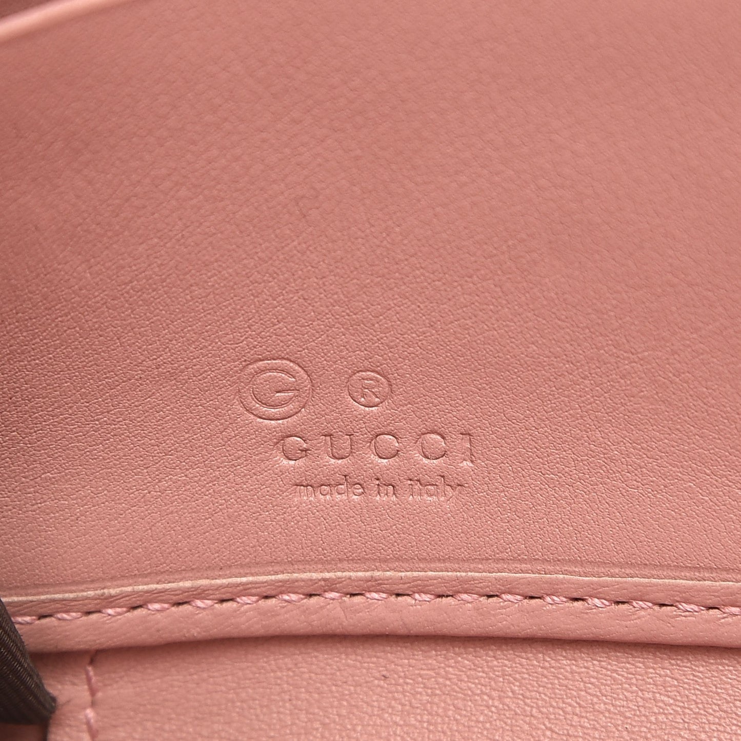 Microguccissima Zip Around Wallet Soft Pink