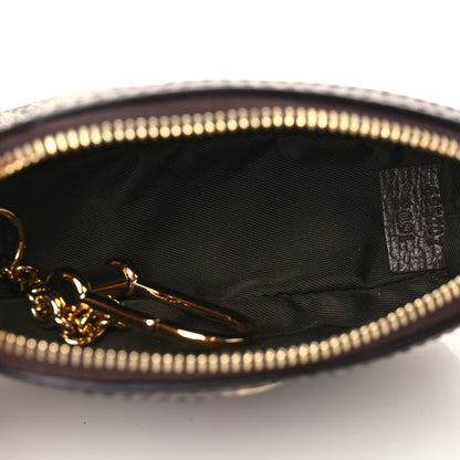 Gucci GG Supreme Monogram Web Ophidia Dome Key Pouch Beige New Acero 5 of 7