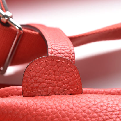 Hermes Taurillon Clemence Evelyne III PM Rouge Pivoine 7 of 7