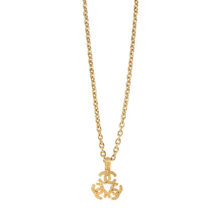 Chanel Triple CC Chain Necklace Gold 1 of 6
