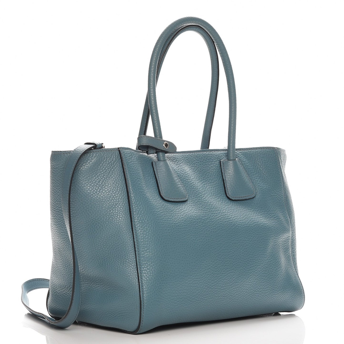 Vitello Phenix Shopping Tote Marine