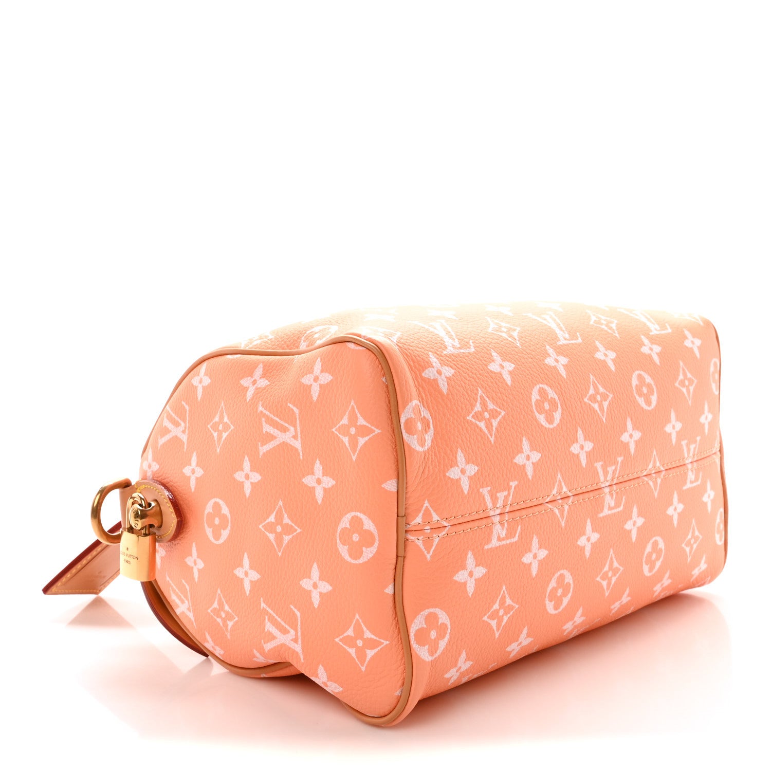 Louis Vuitton Calfskin Monogram Speedy P9 Bandouliere 25 Summer Peach 5 of 10