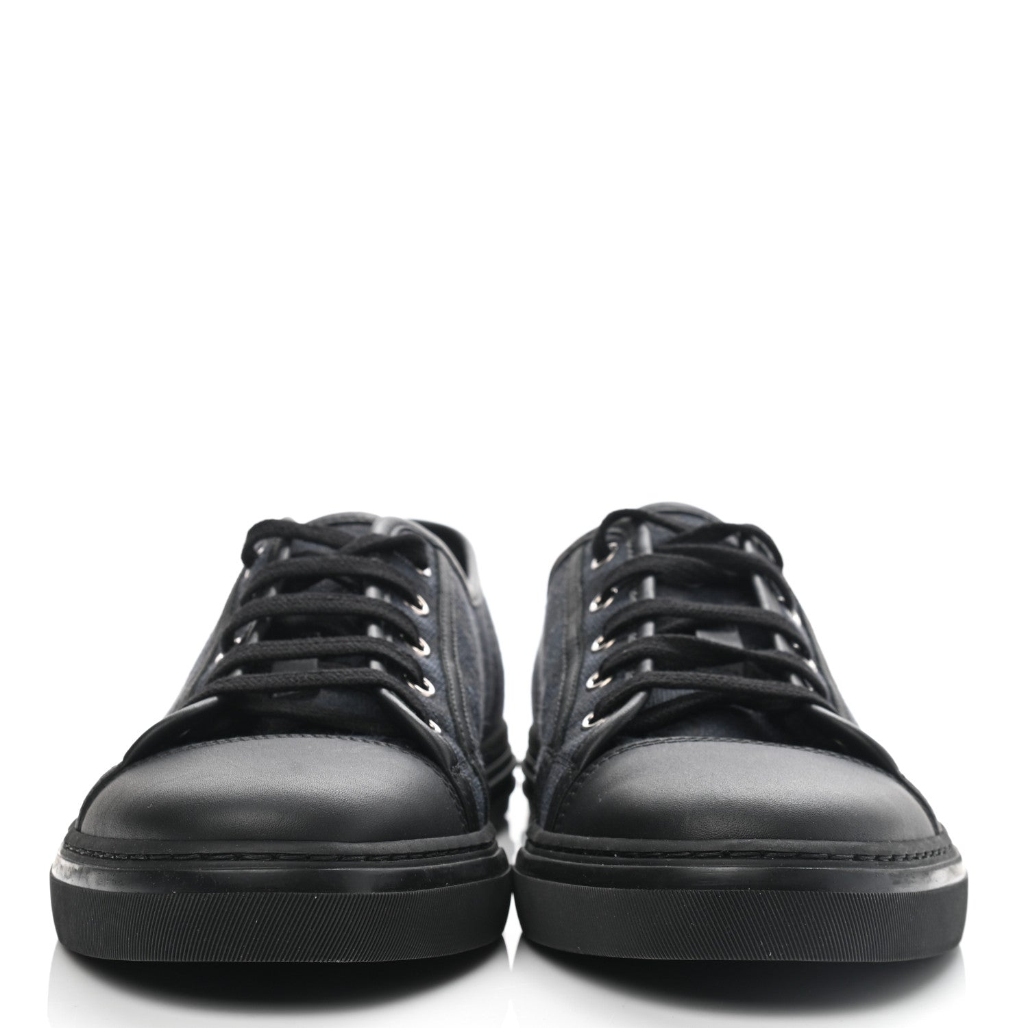 Gucci Monogram Mens Sneakers 9.5 Black Piombo 2 of 8