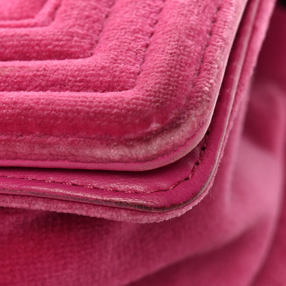 Chanel Velvet Quilted Small Boy Flap Fuchsia 11 of 15
