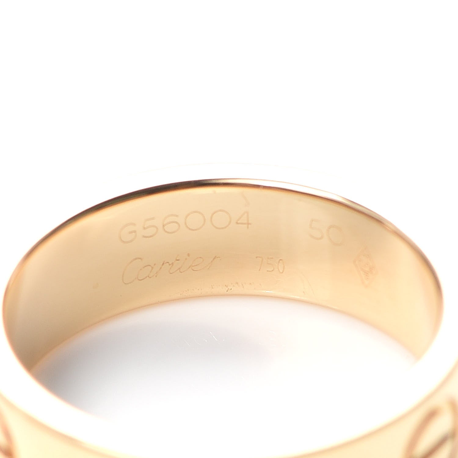 Cartier 18K Yellow Gold 5.5mm LOVE Ring 50 5.25 4 of 5