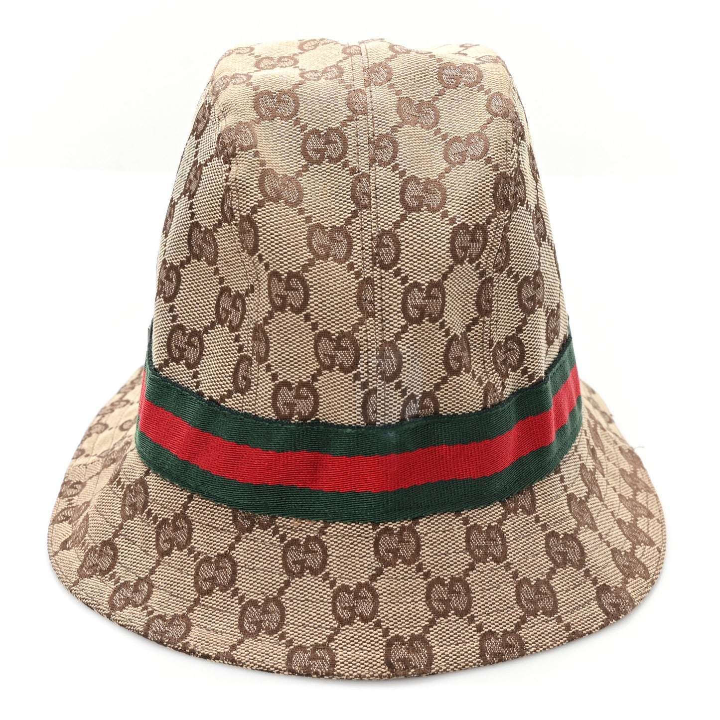 Monogram Web Bucket Hat M Brown