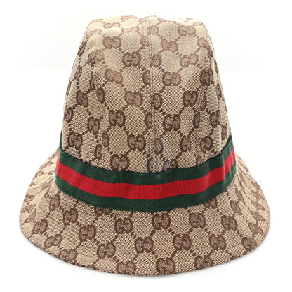 Gucci Monogram Web Bucket Hat M Brown 5 of 11