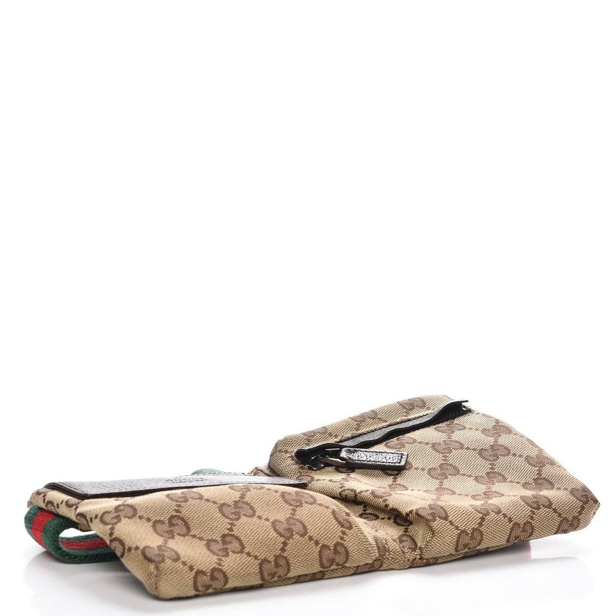 Gucci Monogram Web Belt Bag Dark Brown 4 of 7
