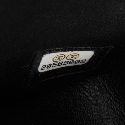 Chanel Lambskin Chevron Quilted Mini Square Flap So Black 8 of 8