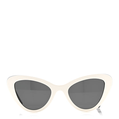 Prada Acetate Sunglasses SPR 13Y White Black 2 of 8
