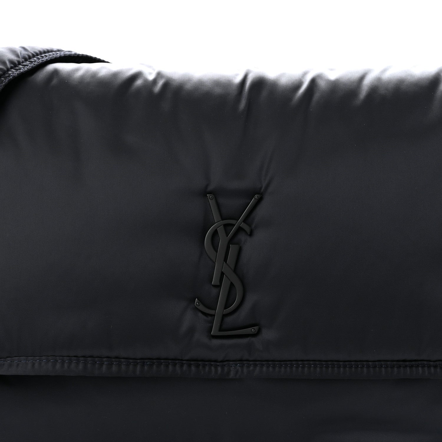 Saint Laurent Econyl Nylon Niki Messenger Blueberry Black 8 of 11