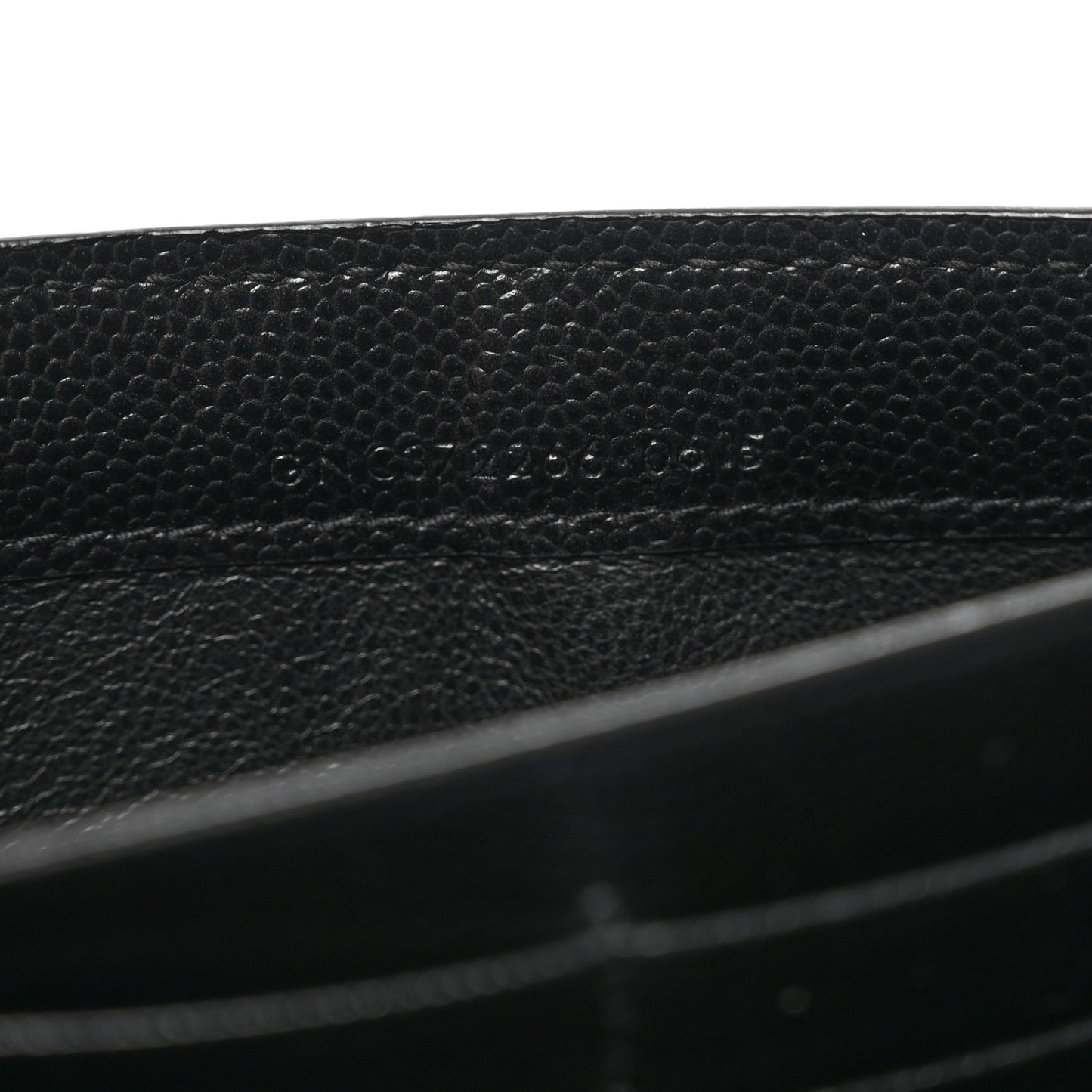 Grain De Poudre Classic Monogram Cassandre Wallet Black