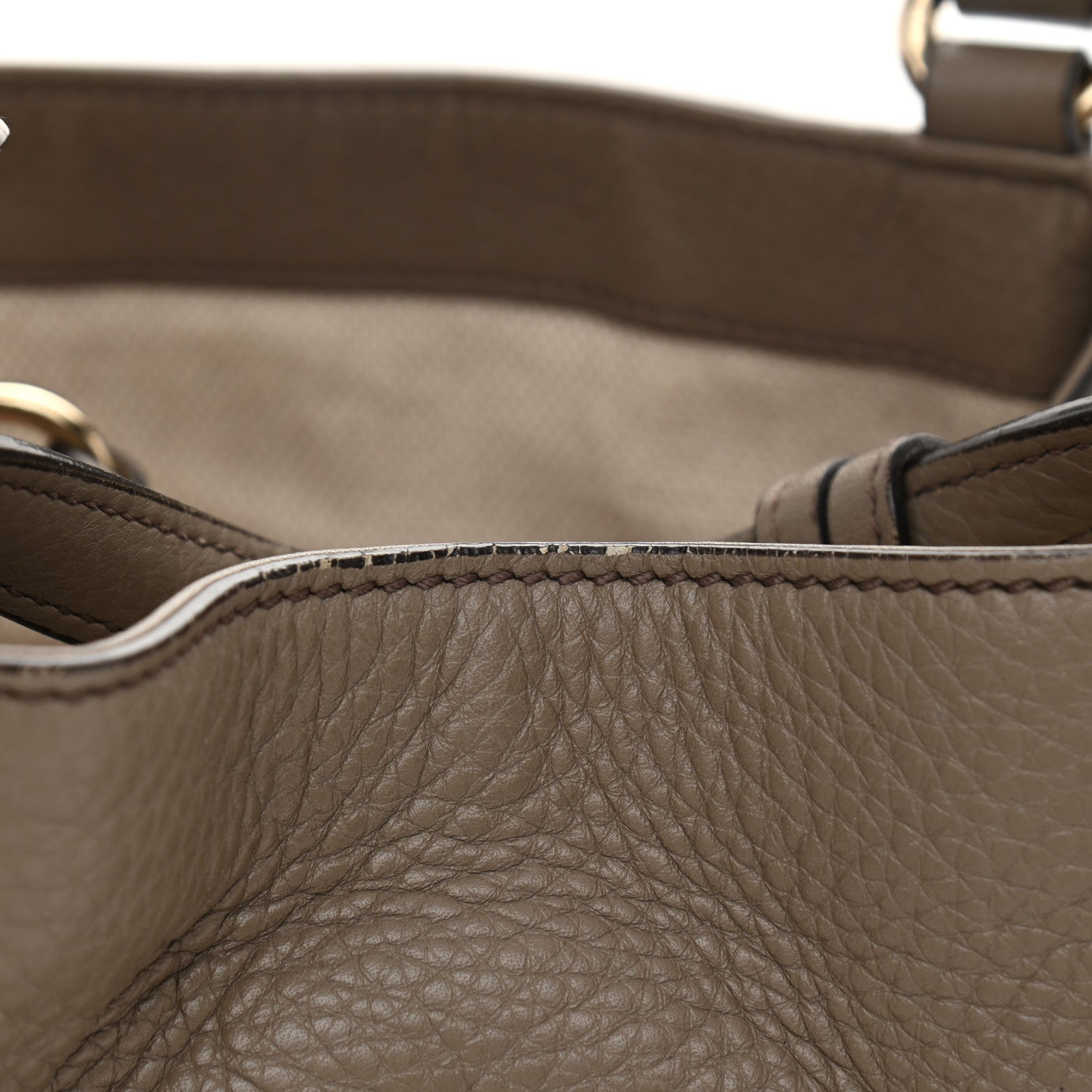Gucci Cellarius Calfskin Small Soho Shoulder Bag New Fango 13 of 14