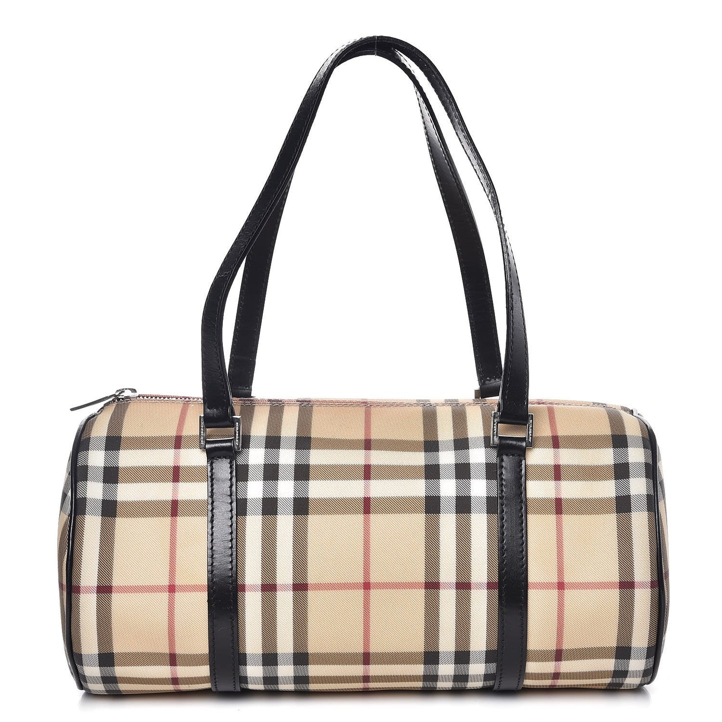 House Check London Satchel Black