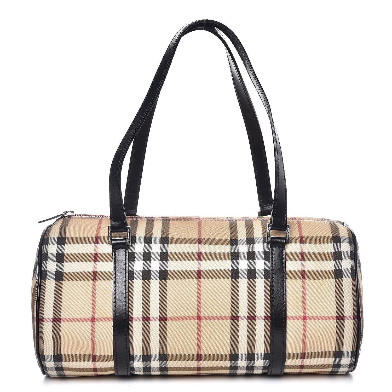Burberry House Check London Satchel Black 1 of 11