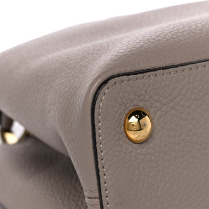 Louis Vuitton Taurillon Capucines PM Galet 10 of 13